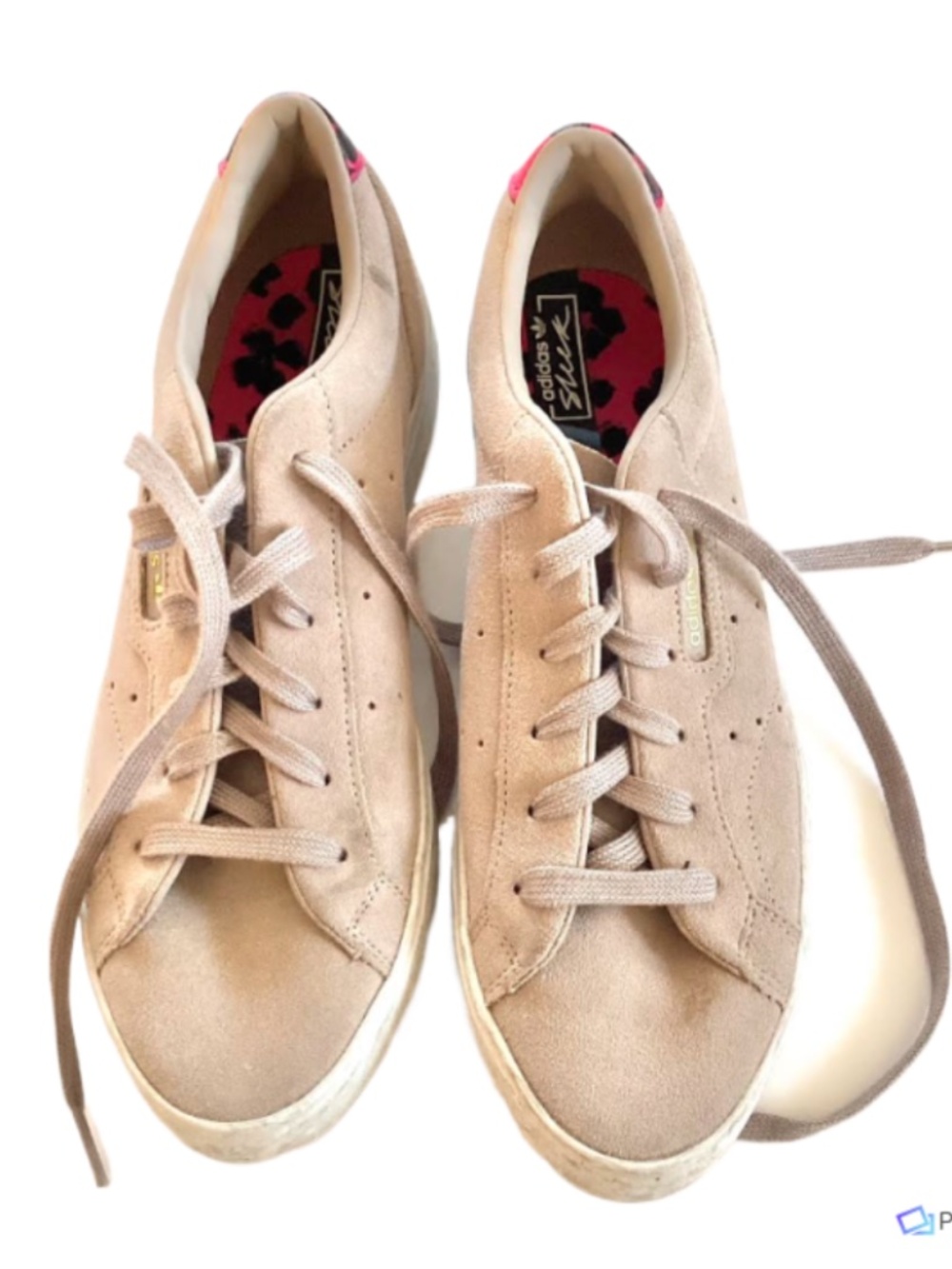 Adidas Womens Beige Sneakers, 9.5
